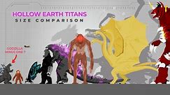 Monsterverse Titans Animated Size Comparison ( Bonus Godzilla Minus One/ Gamera Rebirth )