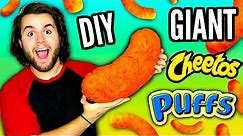 DIY Giant Cheeto Puffs! | How To Make HUGE Edible Cheetos Puff | Biggest Chips In The World!