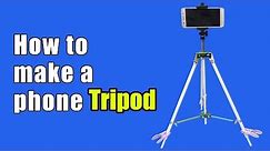 How to make a phone tripod