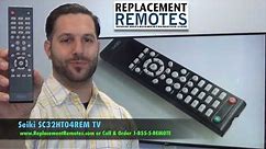 SEIKI SC32HT04rem TV Remote Control - www.ReplacementRemotes.com