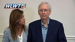 McConnell appears to freeze while speaking with reporters