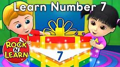 Learn About the Number 7 | Number of the Day: 7 | Learn Seven with Manipulatives | Rock 'N Learn
