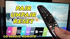 LG Magic Remote: How to Pair Unpair & Reset
