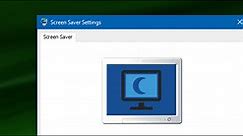 How to Find and Set Screen Savers on Windows 10