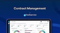 Contract Management in Freshservice