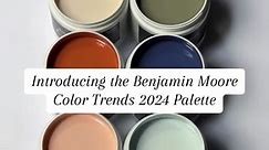 Softly saturated with a nuanced approach to contrast, the ten colors in our Color Trends 2024 palette take inspiration from hues found via adventures near or far. Use them to form endless creative opportunities within your home, and shop the limited edition Swatch Kit now on our website! Where will you use the colors in the palette? #BenjaminMoore #DIY #HomeInspo #DIY #ColorOfTheYear2024 #Paint #PaintTok #BenjaminMoorePaint