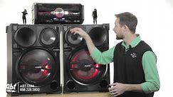 Easy-C's overview of the HUGE Sony LBT-SH2000 DJ Sound System! 2000W of Power!