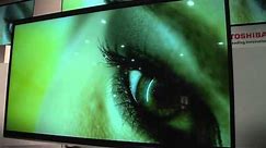 Up close with Toshiba's 85-inch 4K TV at CES 2014