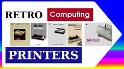 Retro Manuali: Apple ImageWriter I, II, StyleWriter II Commodore MPS801,1200 - Fare Retrocomputing