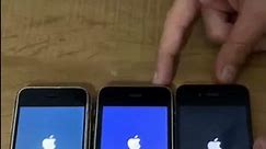 iPhone 2G VS iPhone 3G VS iPhone 4 Speed Test #shorts