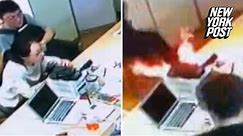 IPhone Battery Explodes in The Middle of a Store | New York Post