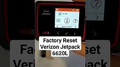 How to Factory Reset Any Verizon Jetpack MiFi 6620L #factoryreset #MiFi #verizon
