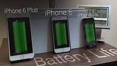 Battery Life: iPhone 6 vs iPhone 6 Plus vs iPhone 5s