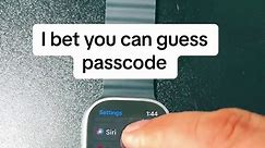 HOW TO DISABLE THE PASSCODE ON APPLE WATCH ⌚️❎ #applewatch #applewatchultra #passcode #apple #howto #applewatchhacks #viral #tech #techtok