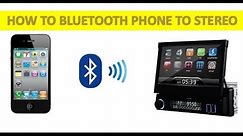 How to connect phone to your radio or stereo via bluetooth