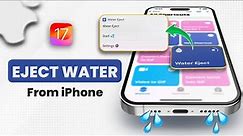 How To Eject Water Using Shortcut on iPhone | iPhone Water Removal