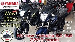 All new Yamaha SZ 150 2023 model Wow! 150cc 73k lng! Review/Cash and installment.