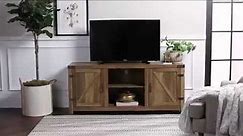 Winmoor Home Rustic Country 60" TV Stand - Rustic Oak