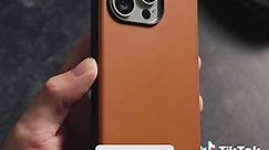 Is this the best leather case for the iPhone 15 Pro? Let me know your thoughts! 🤔 #apple #iphone15 #iphone15pro #iphone15promax