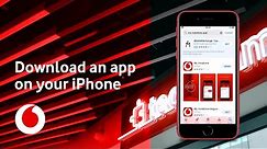 How to download an app | iOS iPhone | TechTeam | Vodafone UK