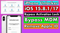 iCloud Bypass iOS 15.8.1-iOS 17 BY New Tool Unlock FonesGo iPhone Unlocker