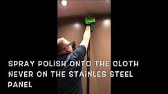 How to detail the elevator when cleaning