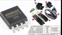 CH341A XTW100 24 25 Series EEPROM Flash BIOS CH341 USB Programmer modul SOIC8 SOP8 tes klip EEPROM
