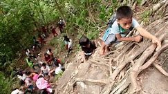 Zamboanga del Norte students trek dangerous mountain trail to school | KMJS