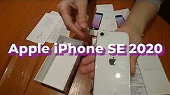 Распаковка Apple iPhone SE 64GB 2020 White из Rozetka