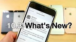 iOS 10.3 Released! - Whats New?