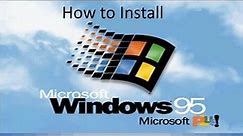 Microsoft Plus! for Windows 95 - Installation in Windows 95