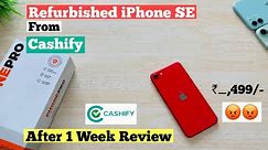 Refurbished iPhone SE from Cashify after 1 Week 😡 | 3U Tool result, Battery health…