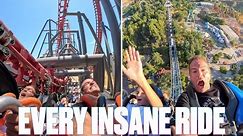 RIDING EVERY ROLLER COASTER AT SIX FLAGS MAGIC MOUNTAIN | SKIPPING LINES AND CONQUERING INSANE RIDES