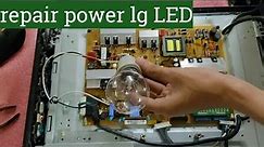 WATCH THIS VIDEO BEFORE DIRECT FUSE ON POWER LG LED/VERY ESAY REPAIR TV LG LED