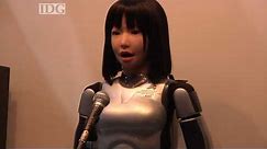 CEATEC: The HRP-4C robot sings a song with Yamaha's Vocaloid