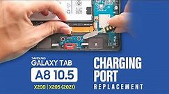 Samsung Galaxy Tab A8 10.5 2021 X200 X205 Charging Port Replacement