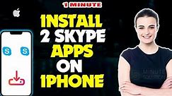 How to install 2 skype apps on ANY iPhone | Duplicate Apps on iPad 2024