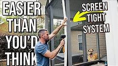 DIY Porch Screen Replacement with Screen Tight System