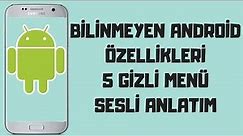 Android Telefonların Gizli Özellikleri. (Samsung) 5 Gizli Özellik