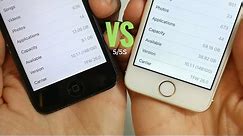 iPhone 5 vs iPhone 5S iOS 10.1.1