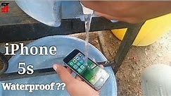 IPhone 5s water test | is it waterproof