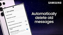 Delete old messages to free up storage on your Galaxy phone | Samsung US