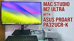Apple Mac Studio M2 Ultra Unboxing & Setup with ASUS ProArt PA32UCR-K 32" 4K Monitor Review