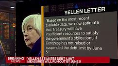 Yellen Estimates Debt Measures Will Run Out by June 5