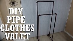DIY Pipe Clothes Valet