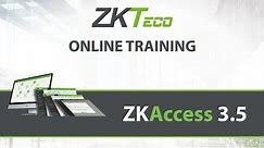 ZKAccess 3.5 - Training