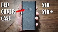 Samsung Galaxy S10 Plus Official LED Cover Case - Full Review