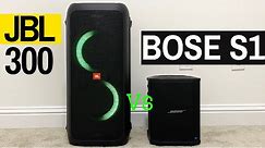 Bose S1 Pro Vs JBL PartyBox 300 - Review & Sound Test Demo