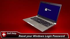 Toshiba How-To: Reset your Windows login password