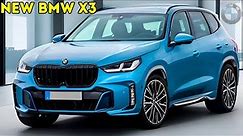 NEW 2025 BMW X3 (G45) - Official Information Interior and Exterior Details